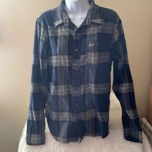 HOLLISTER Flannel Long Sleeve Shirt Size Medium